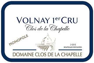 Volnay 1er Cru « Clos de la Chapelle »  Monopole